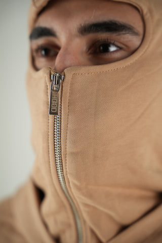 Beige Balaclava Tracksuit