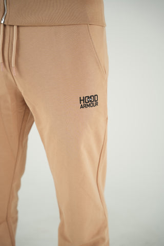 Beige Balaclava Tracksuit